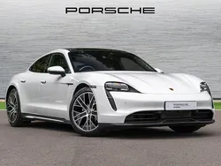 White Used 2022 Porsche Taycan Sedan | £51,940 (Fair price)