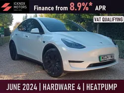White Used 2024 Tesla Model Y RWD SUV | £27,945 (Fair price)
