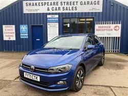Blue Used 2021 VW Polo Match Hatchback | £13,995 (Fair price)