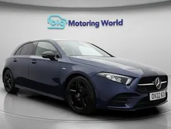Blue Used 2022 Mercedes A180 Executive Hatchback | £20,350 (Fair price)