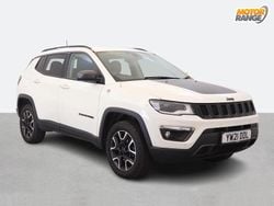 White Used 2021 Jeep Compass Trailhawk SUV | £17,295 (Fair price)