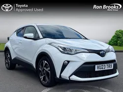 White Used 2023 Toyota C-HR Design SUV | £21,592 (Fair price)