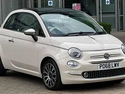 Cream Used 2018 Fiat 500 Collezione Hatchback | £4,890 (Good price)