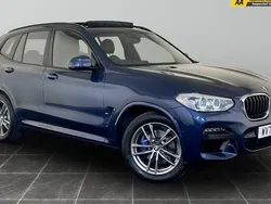 Blue Used 2021 BMW X3 M Sport SUV | £17,995 (Good price)