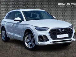 White Used 2022 Audi Q5 S-Line SUV | £30,225 (Super price)