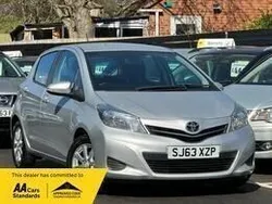 Silver Used 2013 Toyota Yaris Hatchback | £4,699 (Good price)