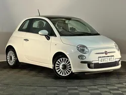 White Used 2012 Fiat 500 Lounge Hatchback | £2,995 (Fair price)