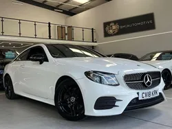 White Used 2018 Mercedes E220 AMG line Coupe | £19,995 (Fair price)
