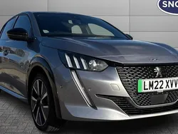 Grey Used 2022 Peugeot e-208 Premium Hatchback | £13,657 (Fair price)