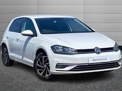 Pure white Used 2019 VW Golf VII Match Hatchback | £12,400 (Good price)