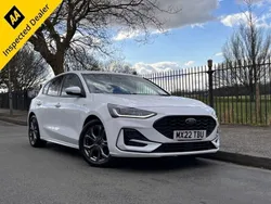 White Used 2022 Ford Focus ST-Line Hatchback | £14,495 (Fair price)