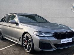 Skyscraper grey metallic Used 2023 BMW 520 M Sport Estate | £35,573 (A bit pricey)