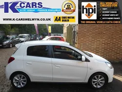 White Used 2015 Mitsubishi Mirage Hatchback | £4,995 (Good price)