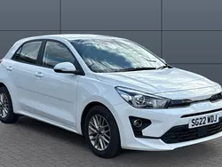 White Used 2022 Kia Rio 2 Hatchback | £13,314 (Fair price)