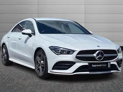 White Used 2022 Mercedes CLA200 AMG line Sedan | £23,690 (Fair price)