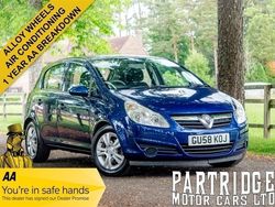Blue Used 2008 Vauxhall Corsa Active Hatchback | £3,250