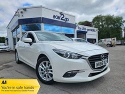 White Used 2016 Mazda 3 Hatchback | £7,898 (Fair price)