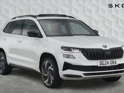 White Used 2024 Skoda Karoq SportLine SUV | £25,324 (Good price)