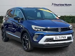 Blue Used 2021 Vauxhall Crossland Ultimate SUV | £12,999 (Fair price)