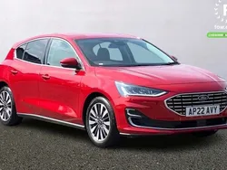 Red Used 2022 Ford Focus Titanium Hatchback | £14,399 (Fair price)