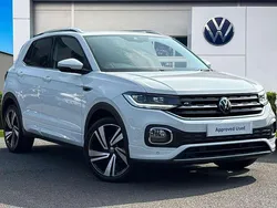 White Used 2022 VW T-Cross R-line SUV | £21,780 (Fair price)