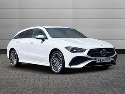 White Used 2024 Mercedes CLA250e AMG Line Premium Sedan | £28,995 (Fair price)
