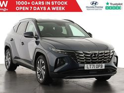 Blue Used 2021 Hyundai Tucson Premium SUV | £17,199 (Fair price)
