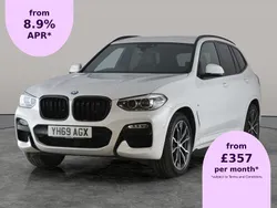 White Used 2019 BMW X3 M Sport SUV | £22,888 (Fair price)