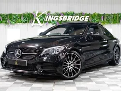 Black Used 2023 Mercedes C300 AMG line Coupe | £35,796 (Expensive)