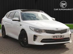 White Used 2017 Kia Optima GT-Line S Estate | £10,885 (Fair price)