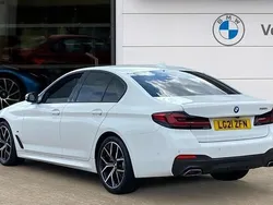 White Used 2021 BMW 520 M Sport Sedan | £23,076 (Fair price)