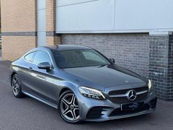 Black Used 2021 Mercedes C200 AMG line Coupe | £17,999 (Good price)