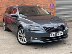 Grey Used 2015 Skoda Superb SE L Executive Estate | £9,195 (Fair price)
