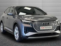 Typhoon grey Used 2023 Audi Q4 e-tron S-Line SUV | £27,690 (Fair price)