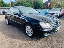 Black Used 2008 Mercedes CLK220 Elegance Coupe | £1,995 (Expensive)