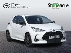 White Used 2023 Toyota Yaris Hybrid Sport Hatchback | £20,500 (A bit pricey)