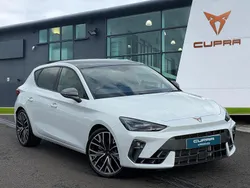 White Used 2024 Cupra Leon VZ2 Hatchback | £30,990 (Expensive)