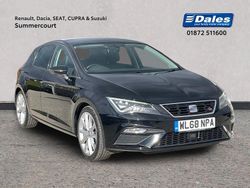 Midnight black Used 2019 Seat Leon FR Sport Hatchback | £13,500 (Fair price)