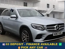 Silver Used 2018 Mercedes GLC220 AMG line SUV | £16,099 (Good price)