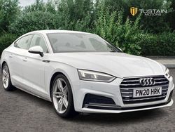 White Used 2020 Audi A5 Sportback S-Line Hatchback | £20,000 (Good price)