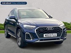 Blue Used 2022 Audi Q5 S-Line SUV | £30,000 (Fair price)
