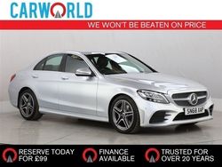 Silver Used 2018 Mercedes C220 AMG line Sedan | £16,080 (A bit pricey)
