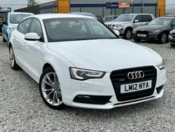 White Used 2012 Audi A5 Sportback Business Hatchback | £7,495 (Fair price)