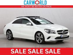 White Used 2018 Mercedes CLA180 Sedan | £15,400 (Fair price)