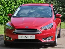 Candy red Used 2015 Ford Focus Titanium Hatchback | £10,100 (Fair price)