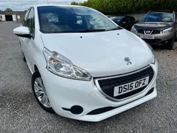 White Used 2015 Peugeot 208 Access Hatchback | £4,995 (Fair price)