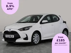 White Used 2021 Toyota Yaris Hybrid Hatchback | £13,733 (Good price)