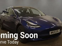 Blue Used 2020 Tesla Model 3 Standard Range Plus Sedan | £13,990 (Good price)