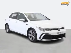 White Used 2020 VW Golf VII R-line Hatchback | £18,895 (Expensive)