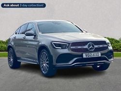 Silver Used 2021 Mercedes GLC300 AMG Line Premium Coupe | £32,499 (Fair price)